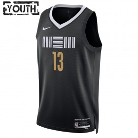 Dres Memphis Grizzlies Jaren Jackson Jr. Nike 2023-24 City Edition Crno Swingman - Dječji